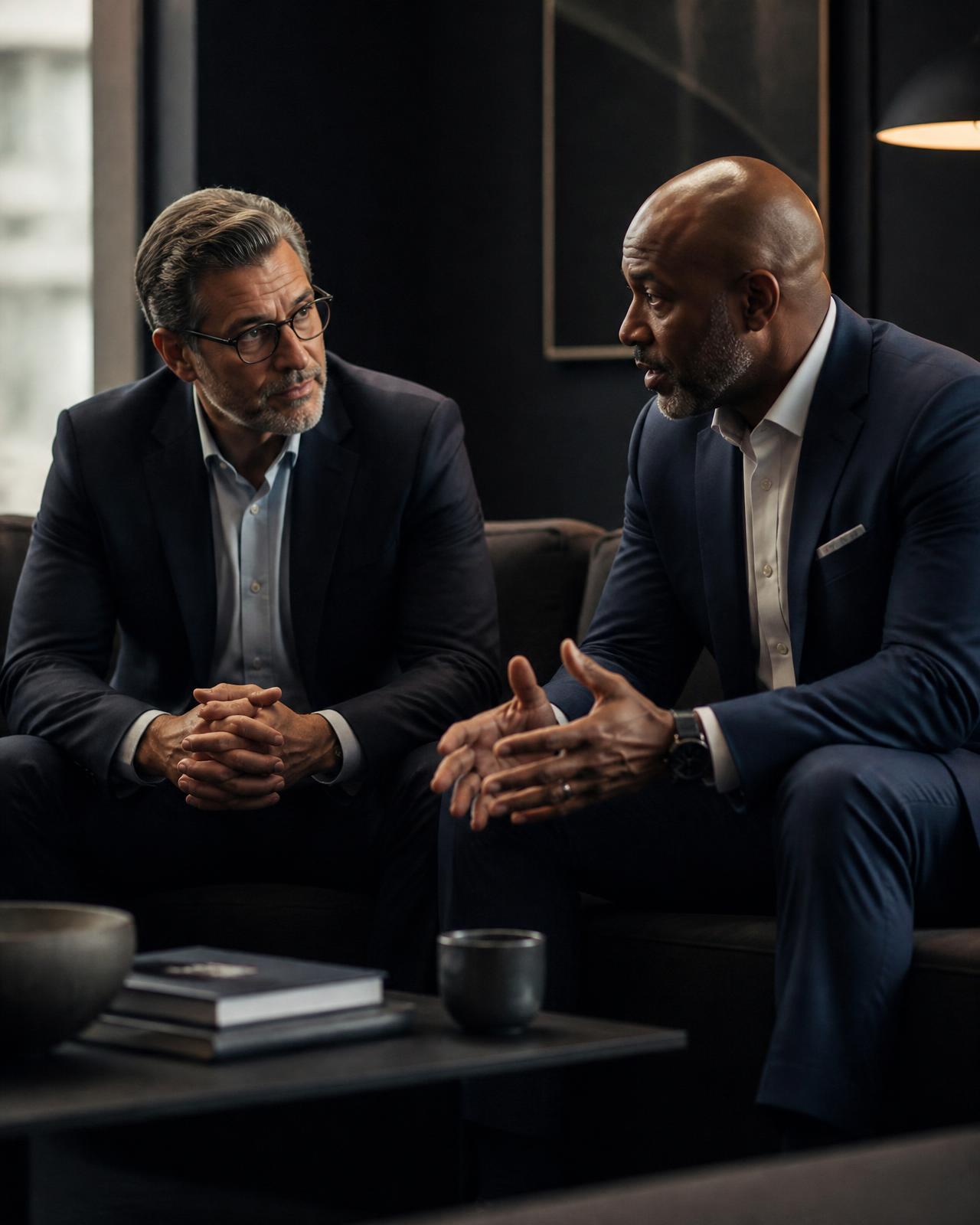Two senior leaders in candid conversation